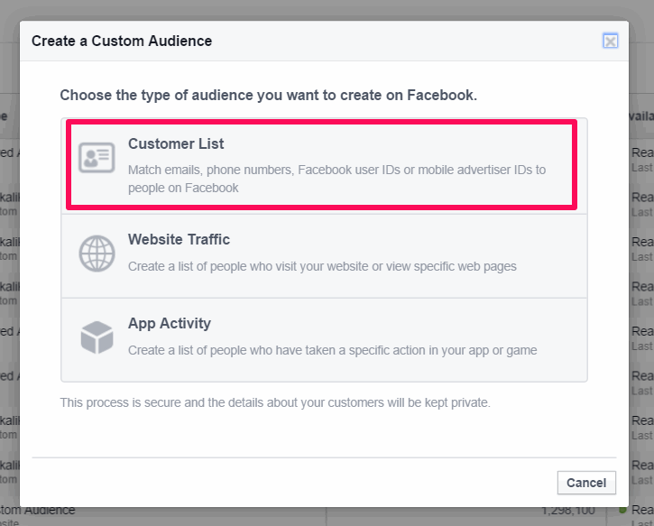 pubblicare annunci su Facebook
