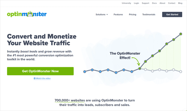 OptinMonster Bestes Popup- und Lead-Generierungstool