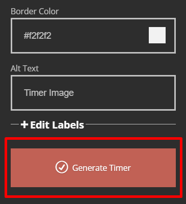Moosend countdown timer in email generation