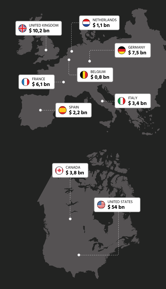 Mappa delle statistiche del Black Friday