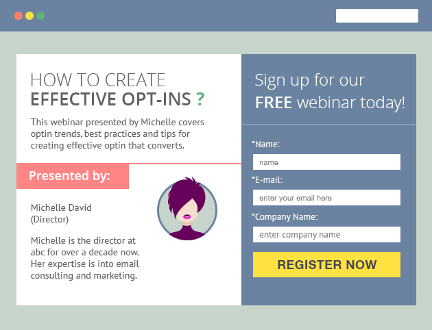 formulir optin email