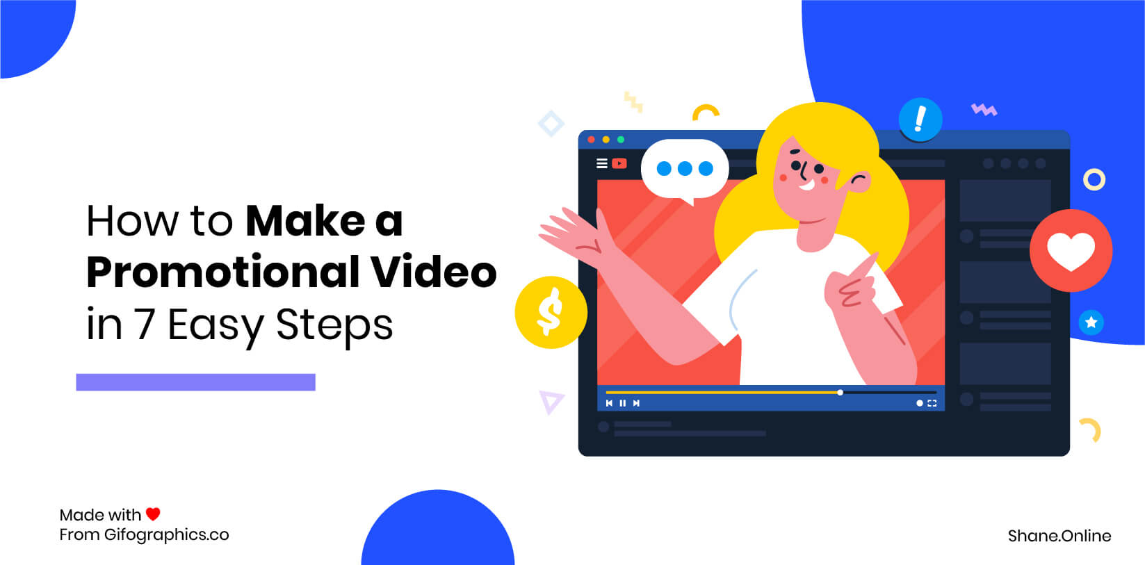 如何通过 7 个简单步骤制作宣传视频