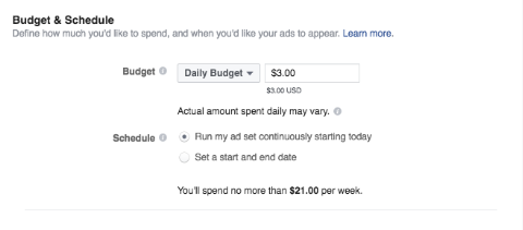 Anuncios de Facebook para emprendedores
