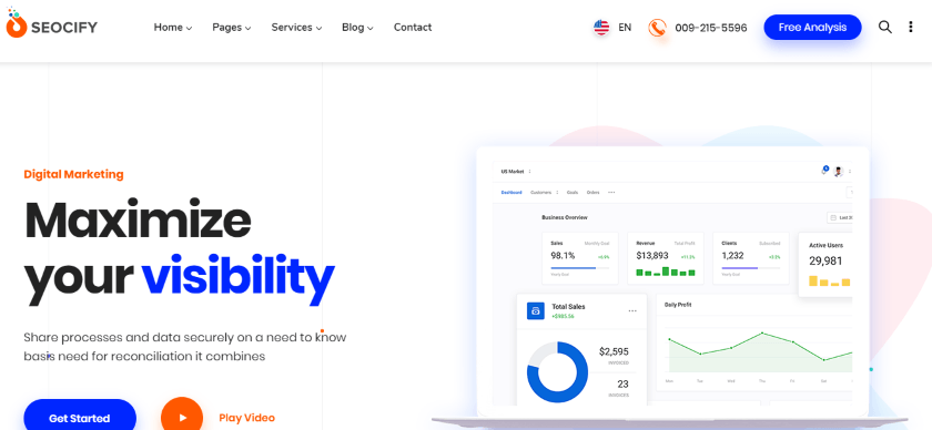 seocify-เวิร์ดเพรสธีมthe