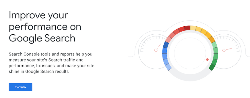 console de recherche google