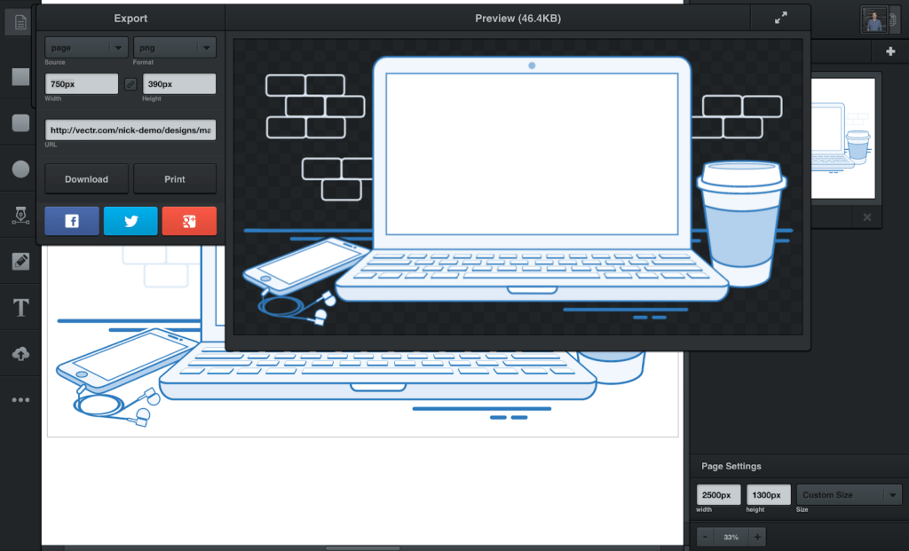 software-di-progettazione-grafica-vectr