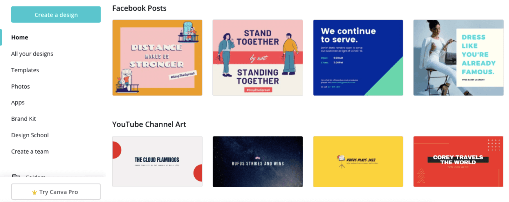 Facebook Şablonları - Canva