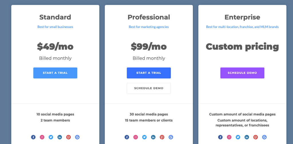 PromoRepublic Pricing Plans