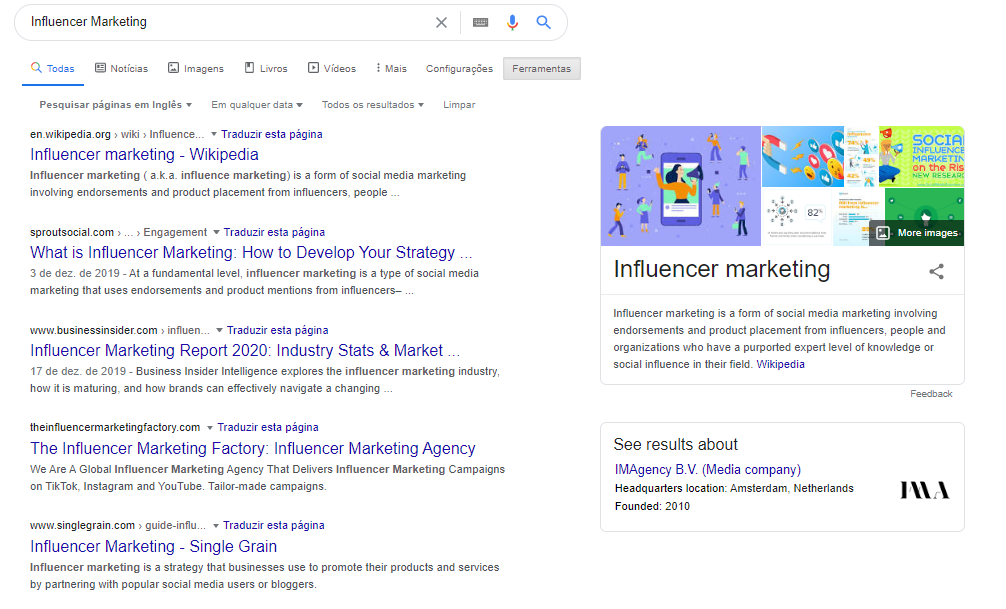 esempio di SEO