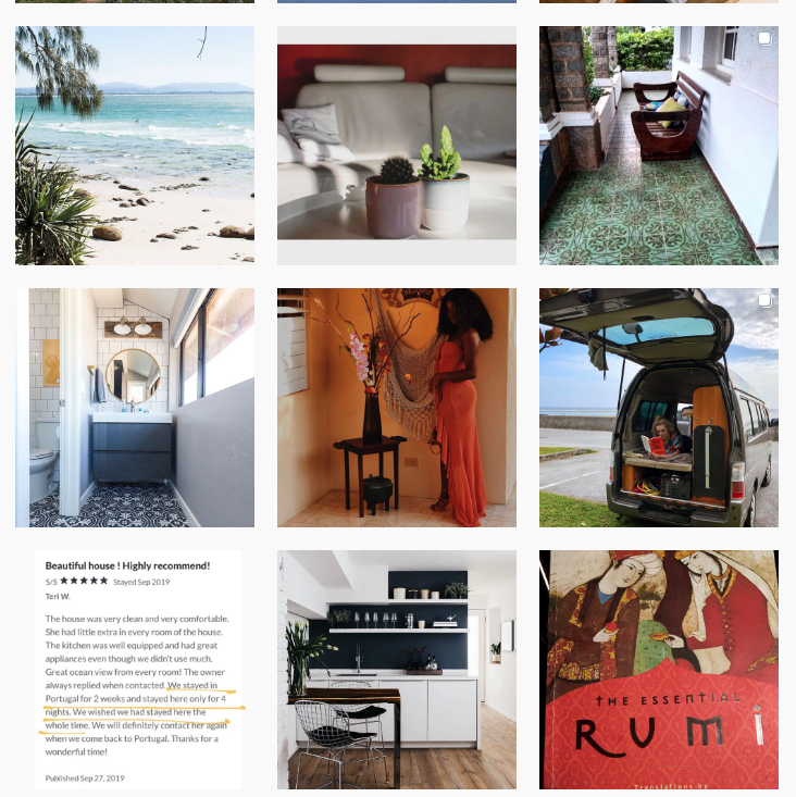 Airbnb utilise le contenu généré par les utilisateurs via Instagram