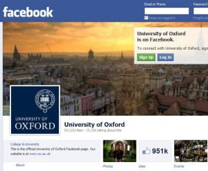 Facebook Universitatea Oxford