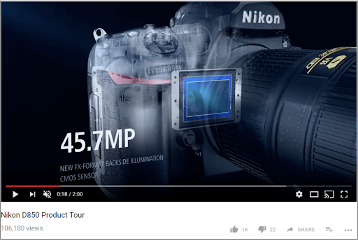 Página de inicio de Nikon