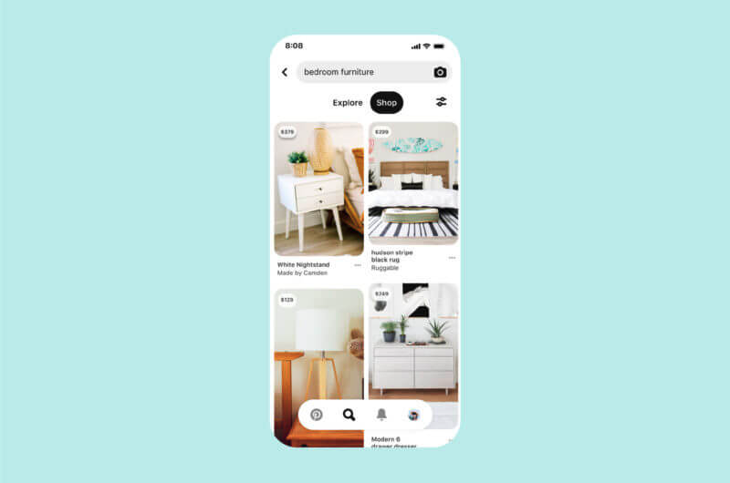 Pinterest lancia lo shopping per l'arredamento per la casaPinterest lancia lo shopping per l'arredamento per la casa