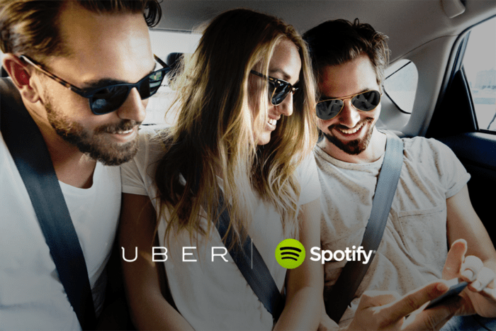 Partenariat Uber et Spotify