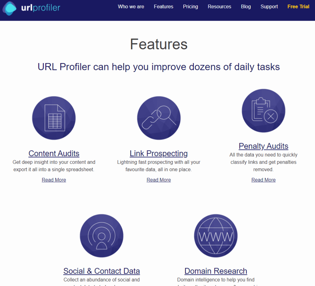 url profiler 免费链接构建工具