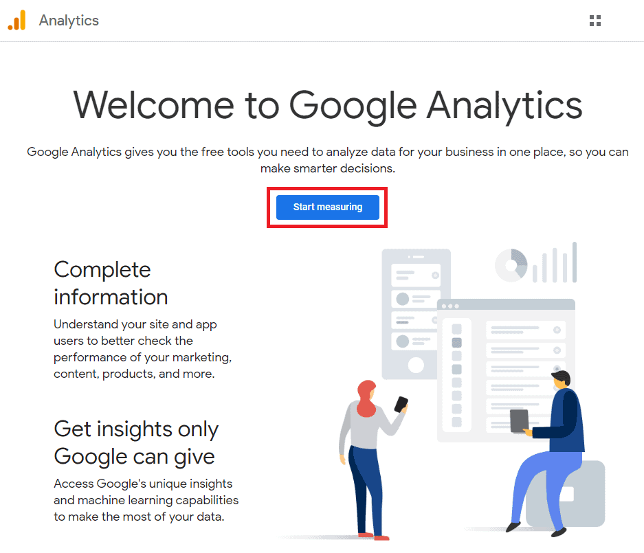 google analytics dimulai