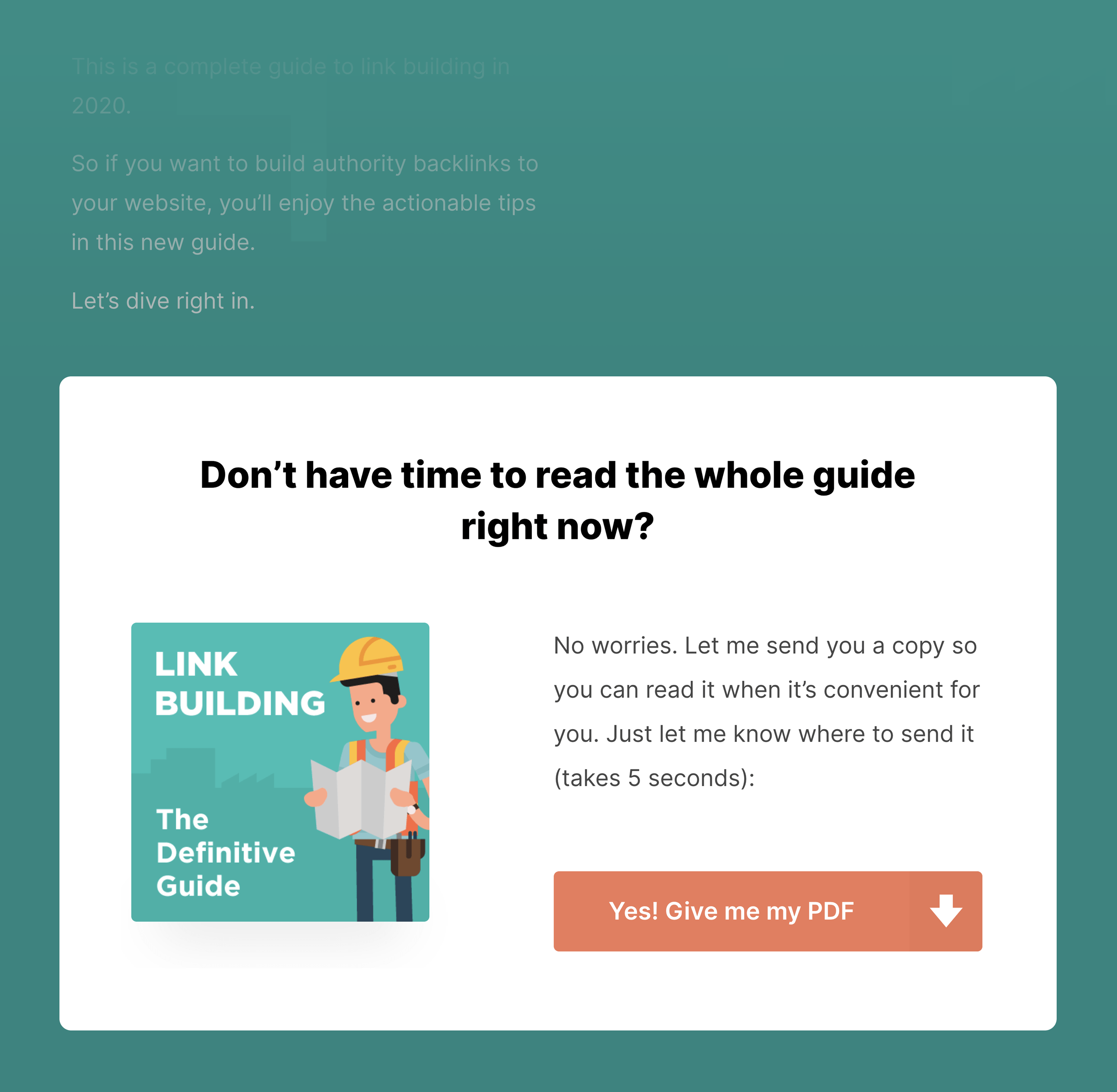 Poste de construcción de enlaces: imán de plomo Link Building Post – Lead Magnet