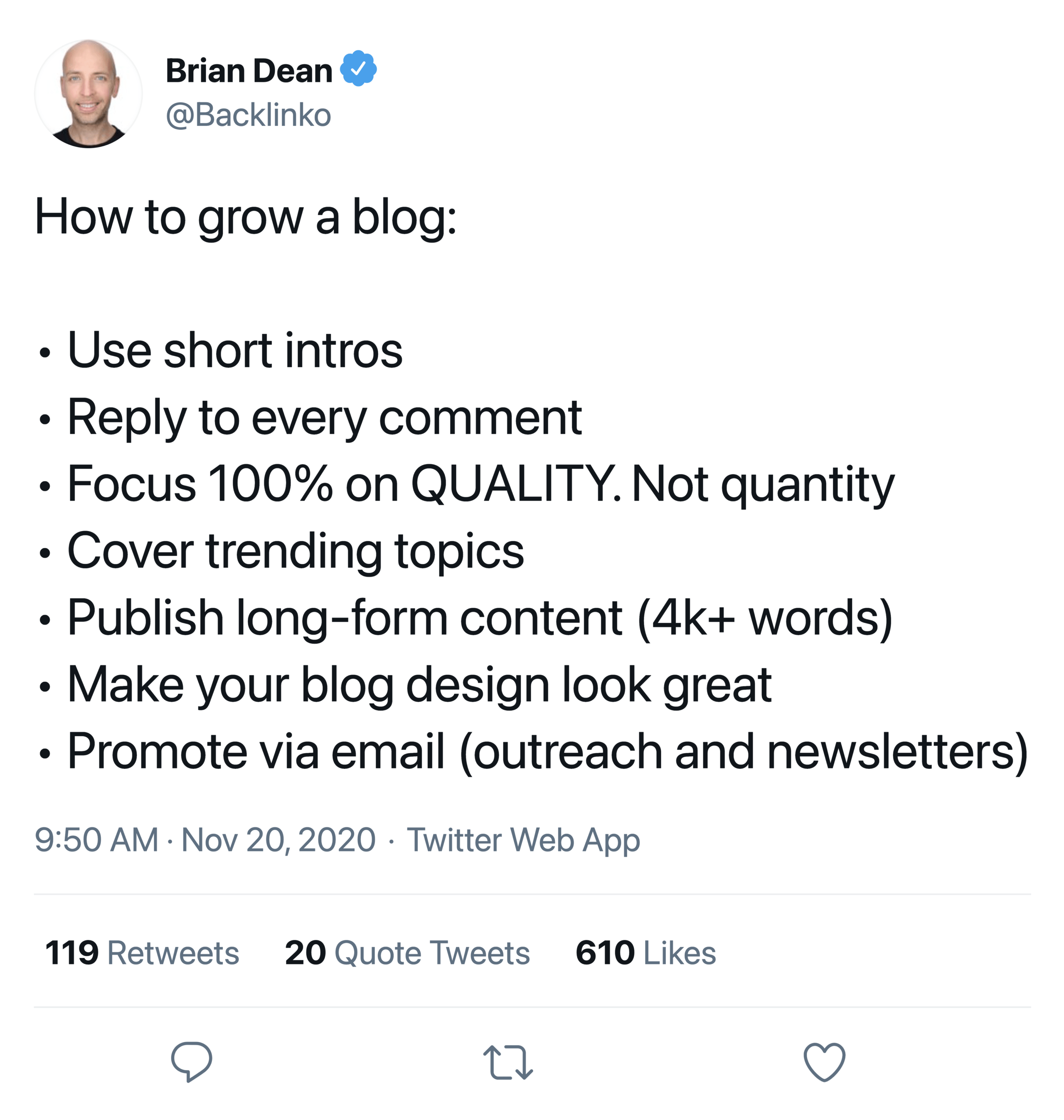 Brian – วิธีขยายบล็อก Bullet ทวีต Brian – How To Grow A Blog Bullet Tweet