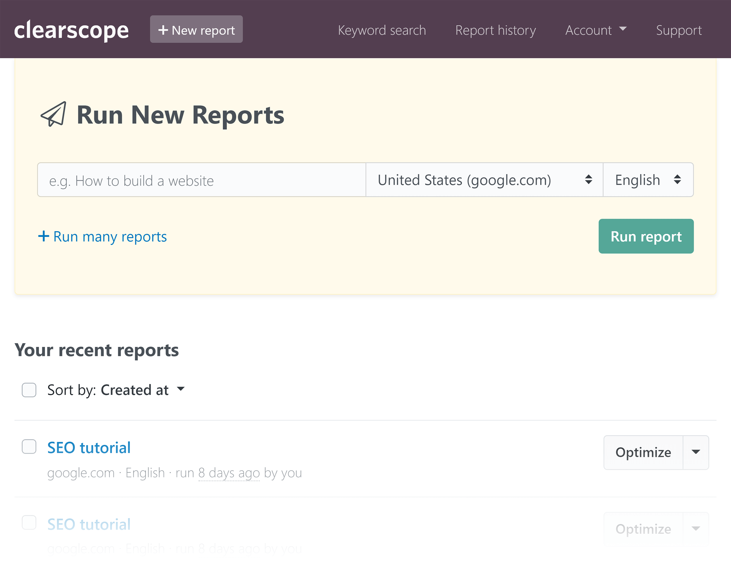 Clearscope - باكلينكو Clearscope – Backlinko