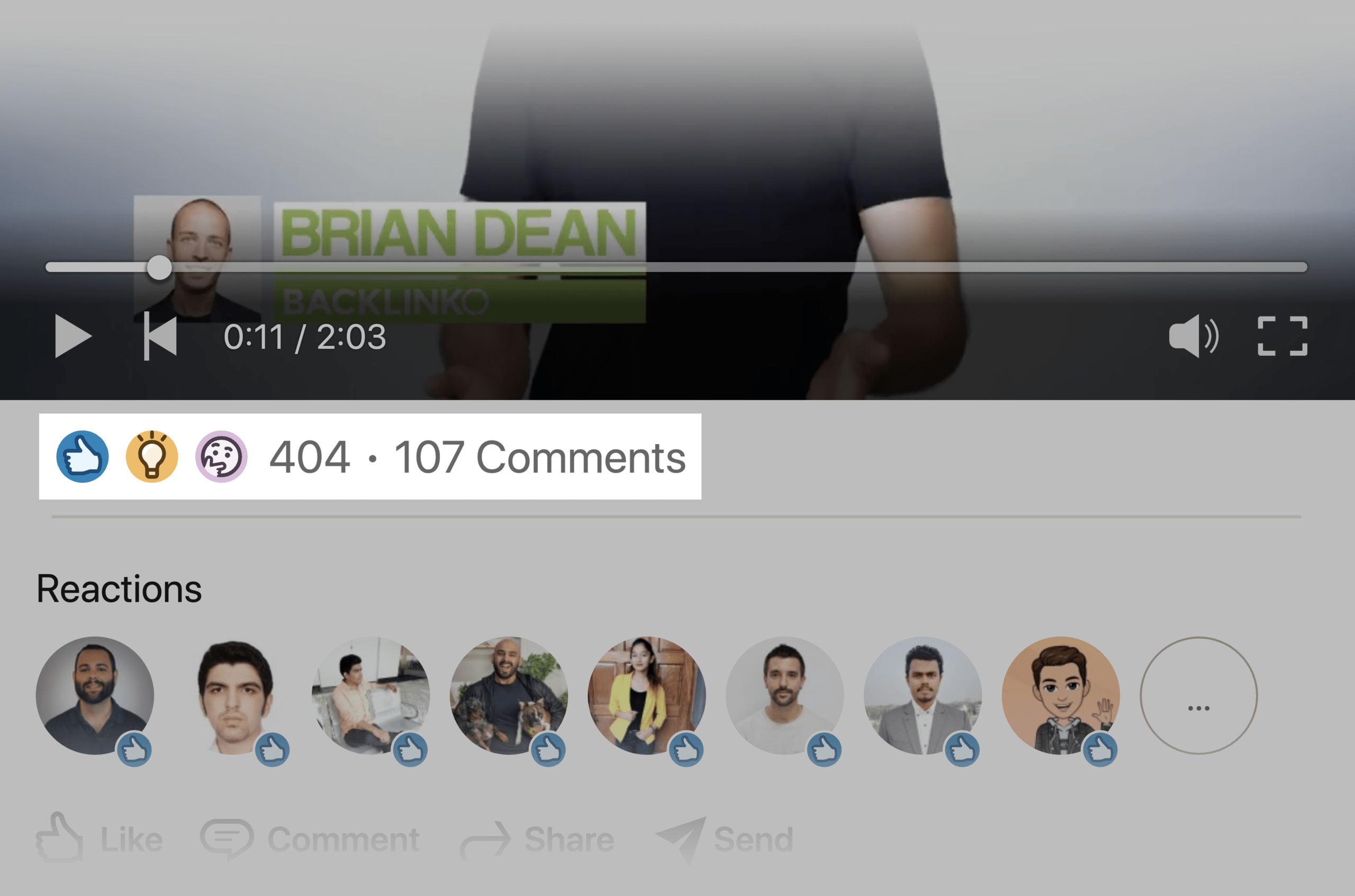 Брайан Linkedin - Взаимодействие с видео Pagespeed Impact Brian Linkedin – Pagespeed Impact Video Engagement
