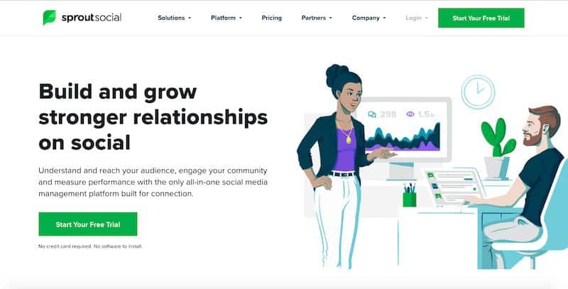 Las mejores herramientas de gestión de redes sociales: Sprout Social