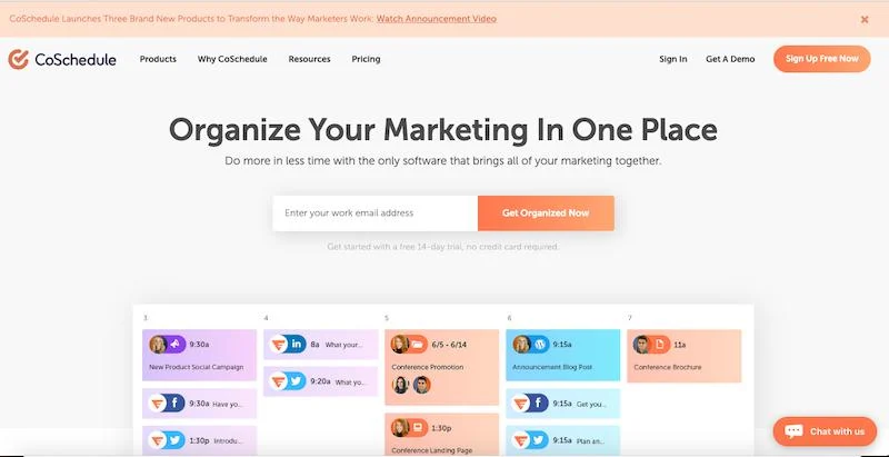 Las mejores herramientas de gestión de redes sociales: CoSchedule