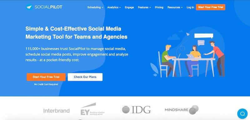 Las mejores herramientas de gestión de redes sociales: Social Pilot