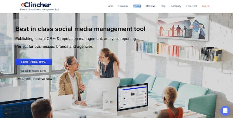 Las mejores herramientas de gestión de redes sociales: eClincher