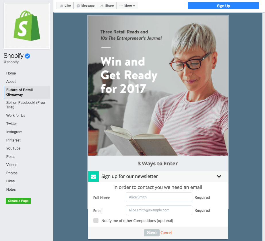Hadiah Facebook 50 Ide Tip Dan Contoh Affde Marketing