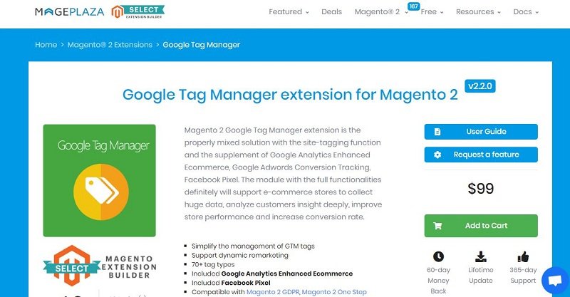 Google Tag Manager von MagePlaza Rezension