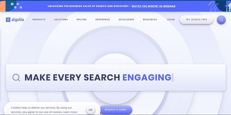 Algolia Website-Suche Bewertung