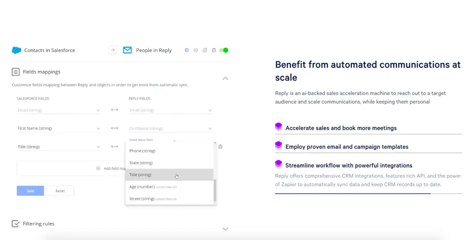 Vorteile des Reply-Cold-E-Mail-Tools