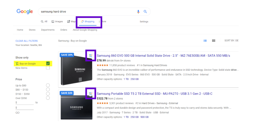 keranjang belanja google baru