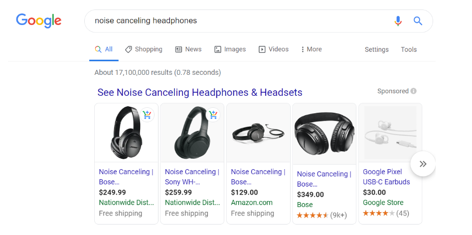 pelaporan tindakan belanja google