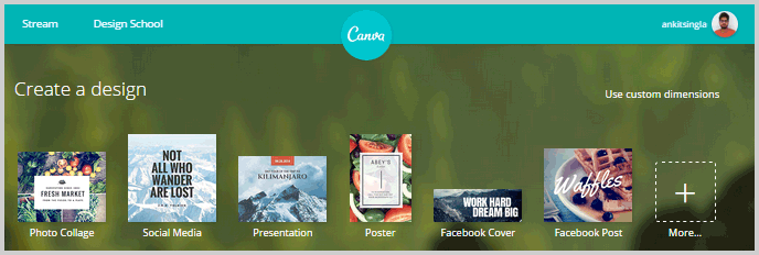 Canva写真デザインツール