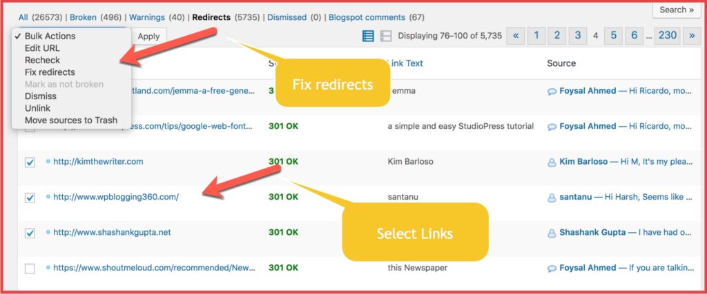fix broken links 301 redirect wordpress fix broken links 301 redirect wordpress
