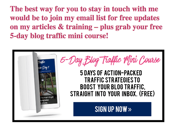 Kursus Mini Traffic RaelynTan Blog
