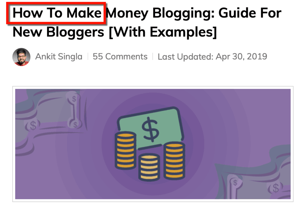 お金を稼ぐ方法ブログの見出し