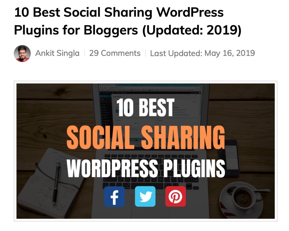 10個最佳社交共享WordPress插件