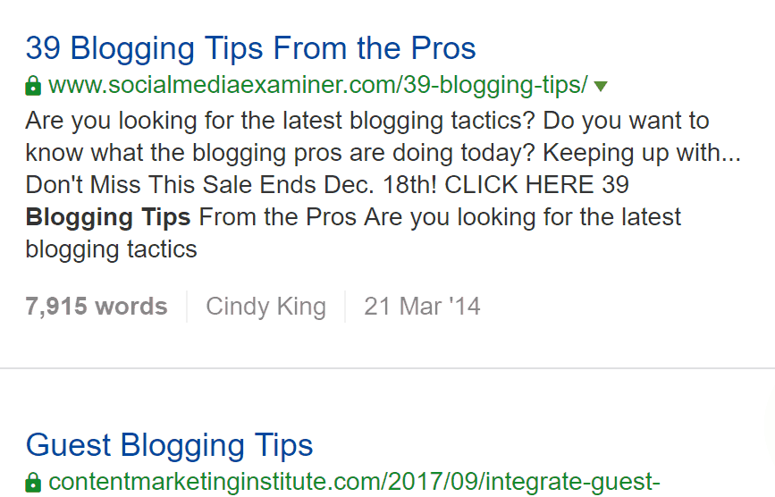 Tips Blogging terpopuler 2