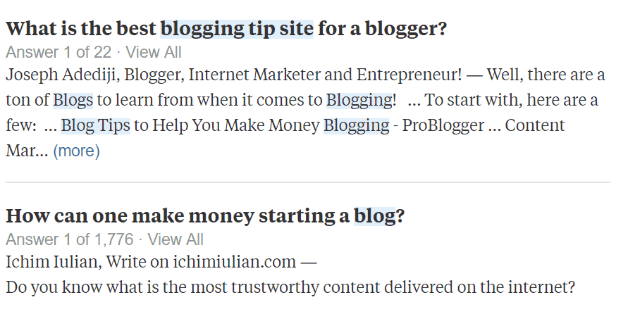 Meilleurs sites de blogs