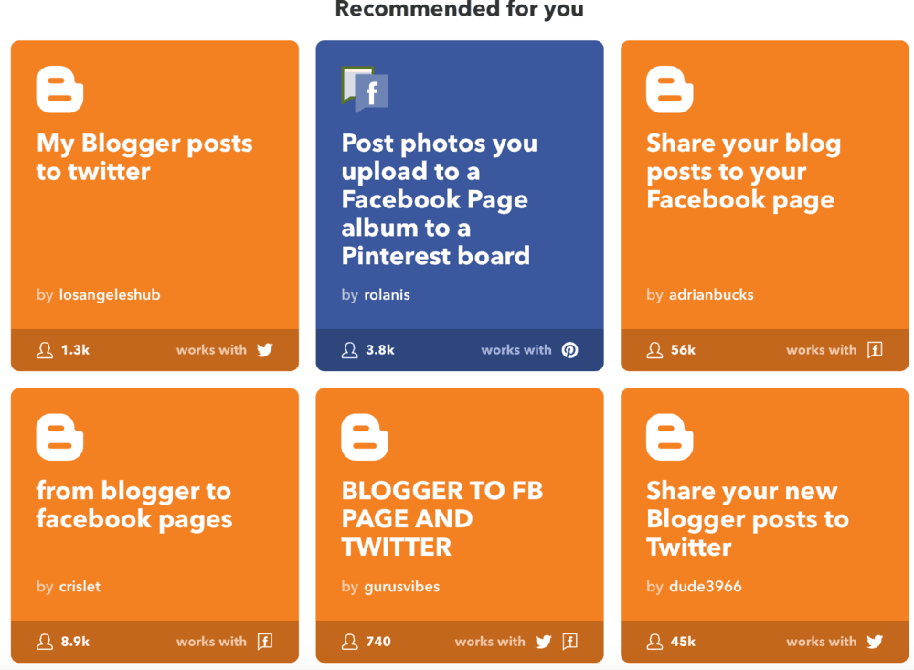 Introdução ao IFTTT para miniaplicativos