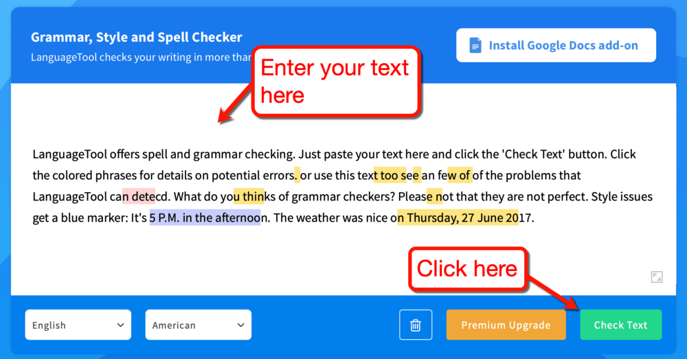 LanguageTool Grammar Checker