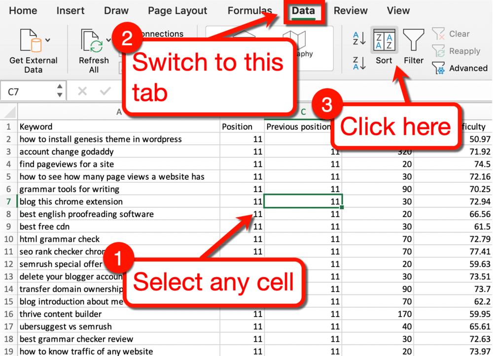 Comment trier les données sur Microsoft Excel