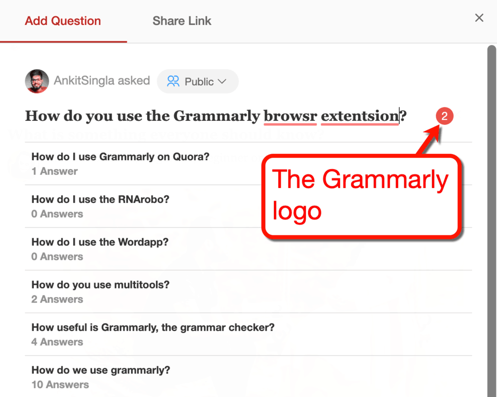 Grammarly Extension Quora
