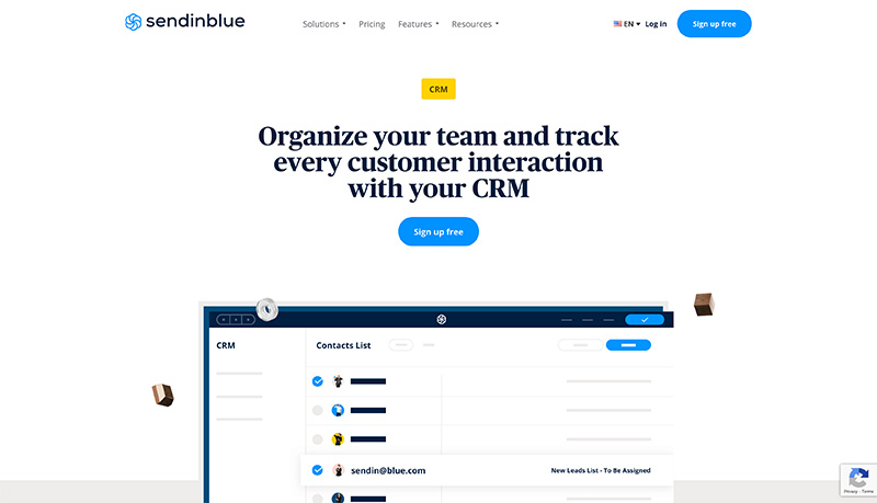 sendinblue crm - sendinblue vs mailerlite