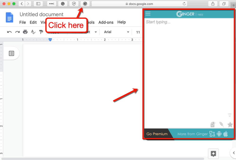 Estensione Web Ginger Software