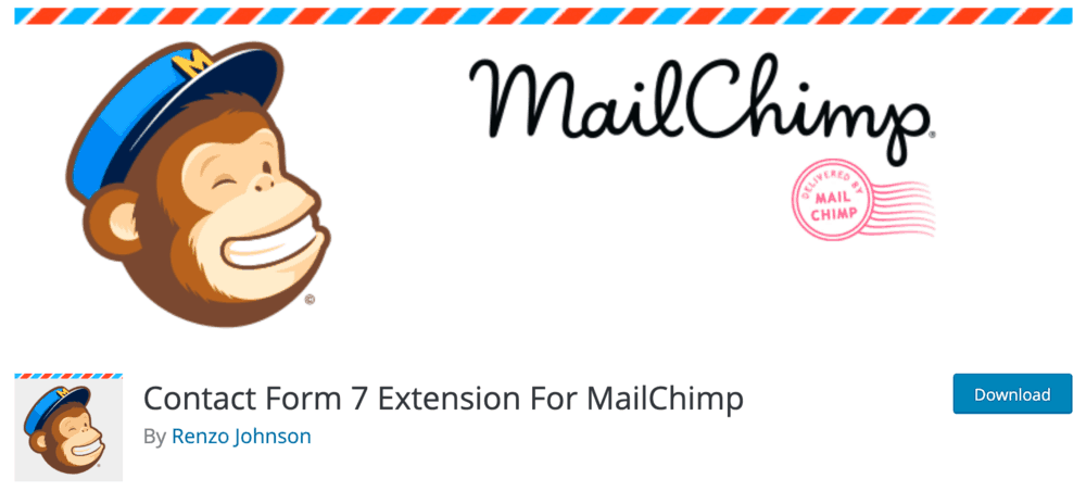 與MailChimp的聯繫表7擴展
