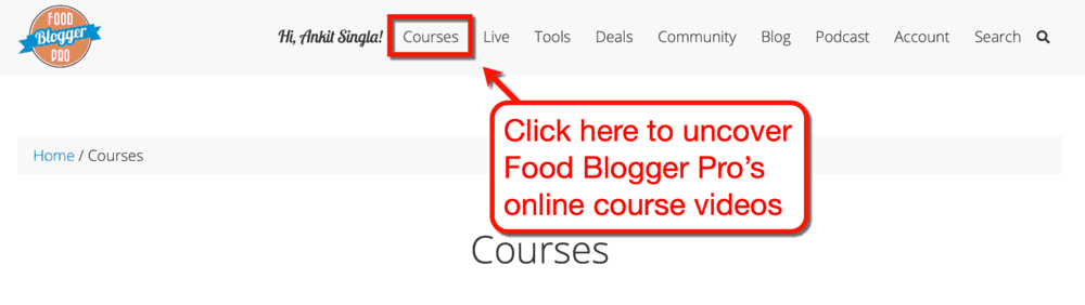 Cours Food Blogger Pro