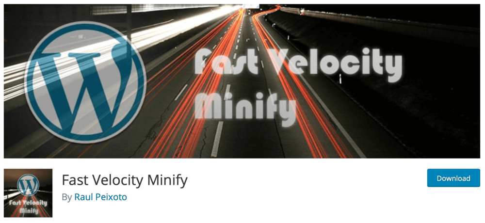 Vitesse rapide Minify